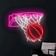 Basketball Shot Neon Sign