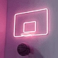 Basketball Backboard Neon Sign