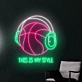 Customize This Is My Basketball Style Neon Light