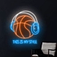 Customize This Is My Basketball Style Neon Light