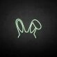 'Rabbit ears 2' neon sign