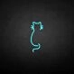 'Cat back' neon sign