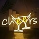 Festive Cheers Neon Sign
