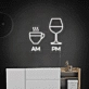 Relaxing Tea in the Morning, Whiskey at Night Neon Sign