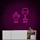 Relaxing Tea in the Morning, Whiskey at Night Neon Sign