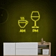 Relaxing Tea in the Morning, Whiskey at Night Neon Sign