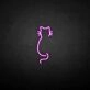 'Cat back' neon sign