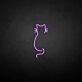 'Cat back' neon sign