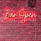 Welcoming Bar Open Neon Light