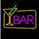 Customize Chic Cocktail Bar Neon Sign