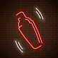 Fun Shaking Cocktail Shaker Neon Light