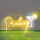 Customize Lively Drinking Cocktail Neon Sign