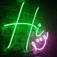 Hi Neon with a Smile Brighten Your Space with Friendly Greetings