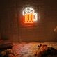 Overflowing Beer Glass Neon Light