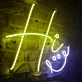 Hi Neon with a Smile Brighten Your Space with Friendly Greetings