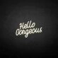 Hello Gorgous2  neon sign