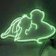 Groom Kissing Bride's Forehead Style 2 Neon Light