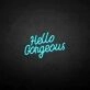 Hello Gorgous2  neon sign