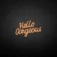Hello Gorgous2  neon sign