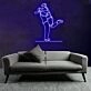 Lovers' Embrace Romantic Wedding Neon Sign