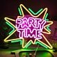 Lively PARTY TIME Neon Sign