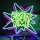 Lively PARTY TIME Neon Sign