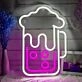 Bubbling Beer Mug Neon Light