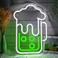 Bubbling Beer Mug Neon Light
