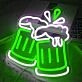 Toasting Beer Glass Style 1 Neon Light