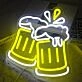 Toasting Beer Glass Style 1 Neon Light