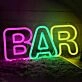 Simple BAR Letter Neon Sign