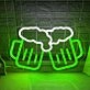 Toasting Beer Glass Style 2 Neon Light
