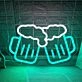Toasting Beer Glass Style 2 Neon Light