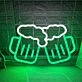 Toasting Beer Glass Style 2 Neon Light