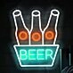 Customize Beer in a Barrel Neon Sign