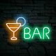 Customize Cocktail Bar Sign Neon Light