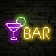 Customize Cocktail Bar Sign Neon Light