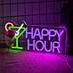 Customize HAPPY HOUR Style 1 Fun Drinking Time Neon Sign