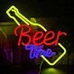 Customize Beer Time Celebration Neon Sign