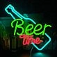 Customize Beer Time Celebration Neon Sign