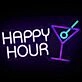 Customize HAPPY HOUR Style 2 Fun Drinking Time Neon Light