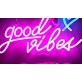 'Good Vibes' neon sign