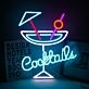 Customize Cocktail Glass Bar Neon Sign