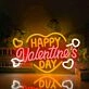Happy Valentine's Day Heart Neon Light