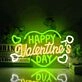 Happy Valentine's Day Heart Neon Light