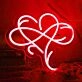 Infinite Love Heart Neon Light