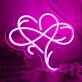 Infinite Love Heart Neon Light