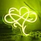 Infinite Love Heart Neon Light