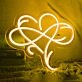 Infinite Love Heart Neon Light