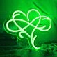 Infinite Love Heart Neon Light